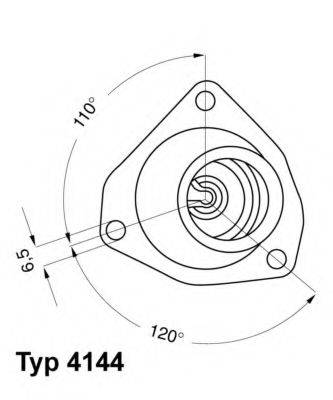 WAHLER 414482D Термостат, охолоджуюча рідина