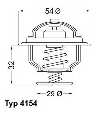 WAHLER 415482D Термостат, охолоджуюча рідина