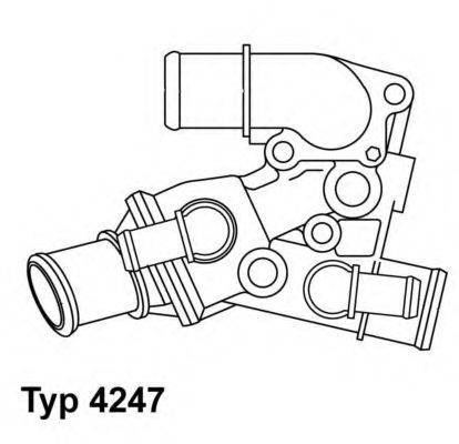 WAHLER 424780D Термостат, охолоджуюча рідина