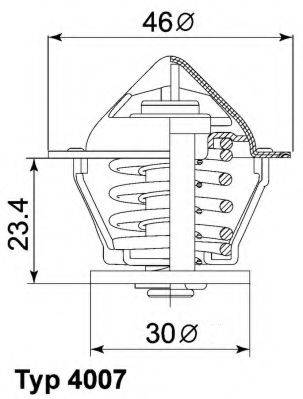 WAHLER 400780D Термостат, охолоджуюча рідина