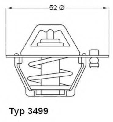 WAHLER 349982D Термостат, охолоджуюча рідина