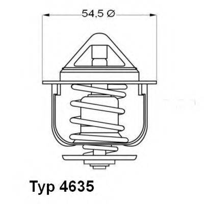 WAHLER 463576 Термостат, охолоджуюча рідина