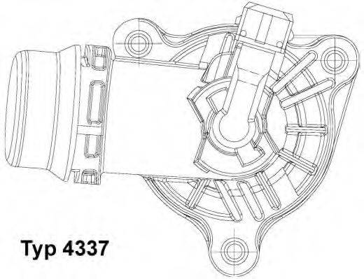 WAHLER 4337105D Термостат, охолоджуюча рідина