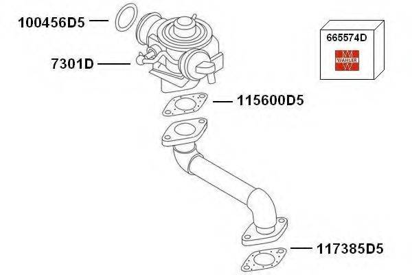 WAHLER 7900427 Рециркуляція ОГ