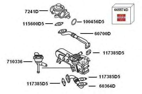 WAHLER 7900431 Рециркуляція ОГ