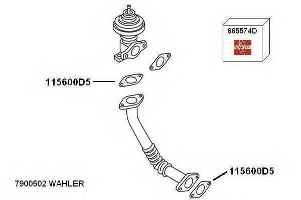 WAHLER 7900502 Рециркуляція ОГ