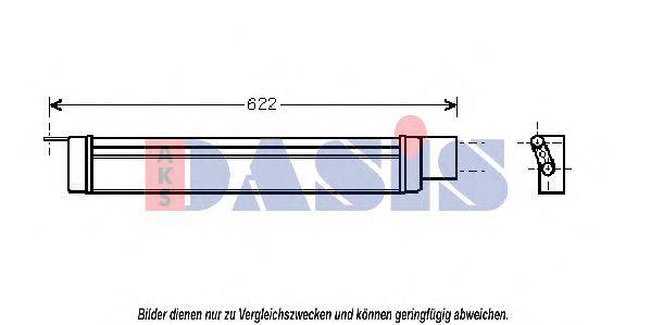 AKS DASIS 056004N масляний радіатор, моторне масло