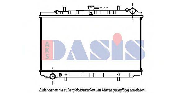 AKS DASIS 070630N Радіатор, охолодження двигуна