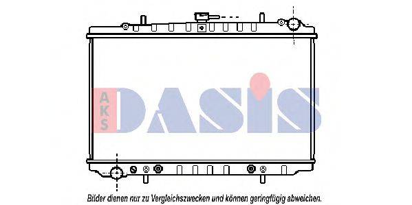 AKS DASIS 071350N Радіатор, охолодження двигуна