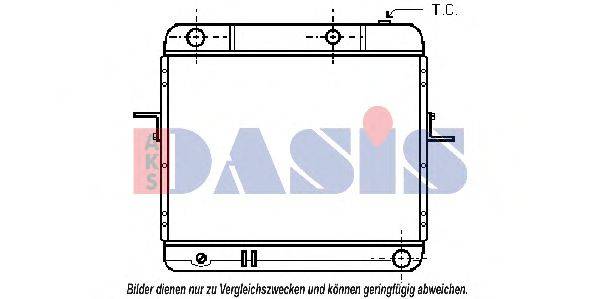 AKS DASIS 072050N Радіатор, охолодження двигуна