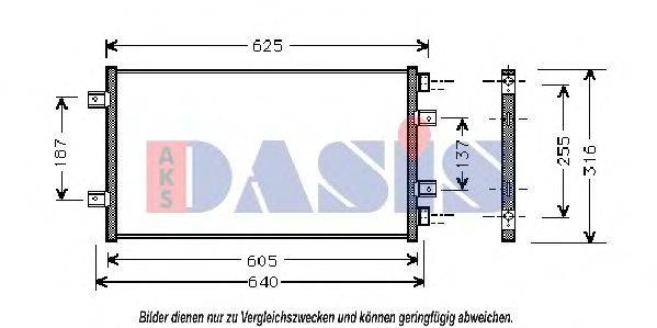 AKS DASIS 082006N Конденсатор, кондиціонер