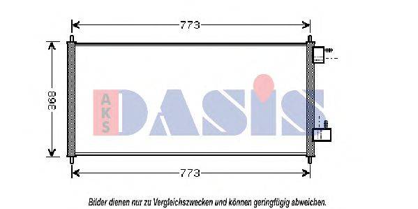 AKS DASIS 092033N Конденсатор, кондиціонер