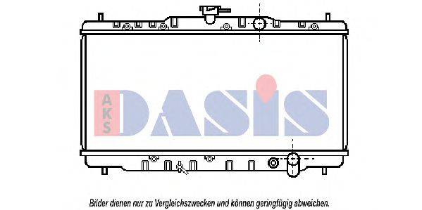 AKS DASIS 100090N Радіатор, охолодження двигуна