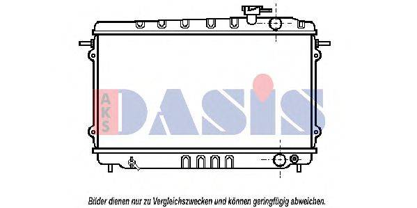 AKS DASIS 100150N Радіатор, охолодження двигуна