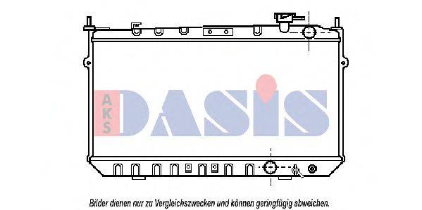 AKS DASIS 100750N Радіатор, охолодження двигуна