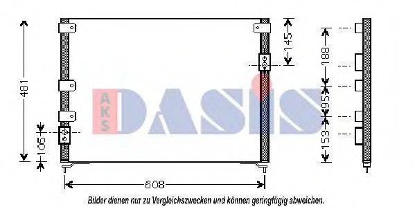 AKS DASIS 112010N Конденсатор, кондиціонер