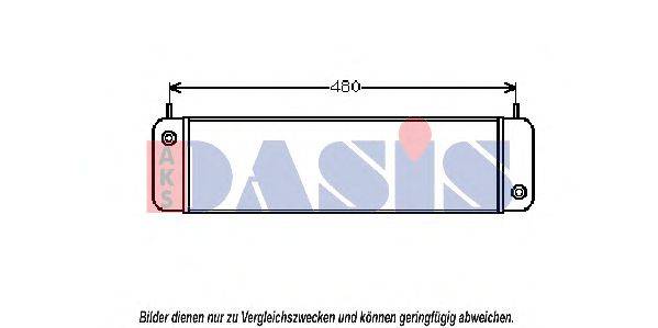 AKS DASIS 126110N масляний радіатор, моторне масло