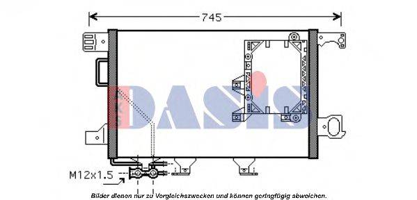 AKS DASIS 132008N Конденсатор, кондиціонер