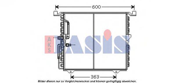 AKS DASIS 132400N Конденсатор, кондиціонер