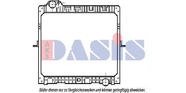 AKS DASIS 134260N Радіатор, охолодження двигуна