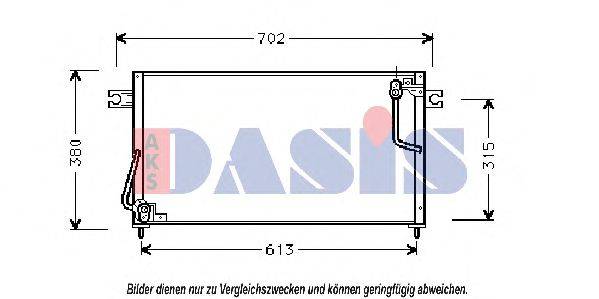 AKS DASIS 142200N Конденсатор, кондиціонер