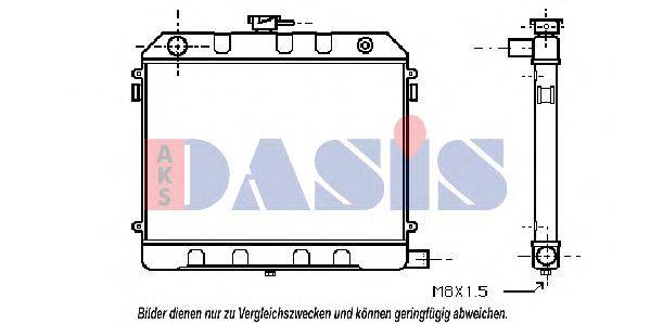 AKS DASIS 151370N Радіатор, охолодження двигуна