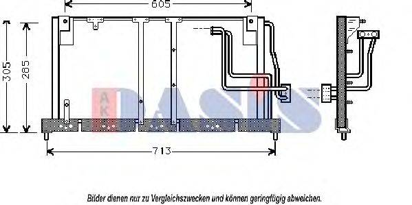 AKS DASIS 152660N Конденсатор, кондиціонер