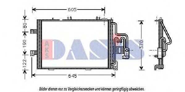 AKS DASIS 152690N Конденсатор, кондиціонер