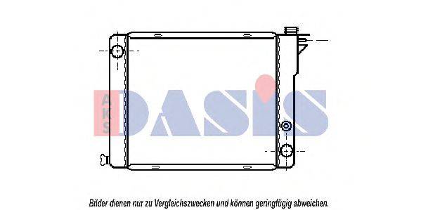 AKS DASIS 160170N Радіатор, охолодження двигуна