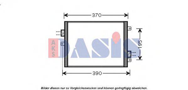 AKS DASIS 172000N Конденсатор, кондиціонер