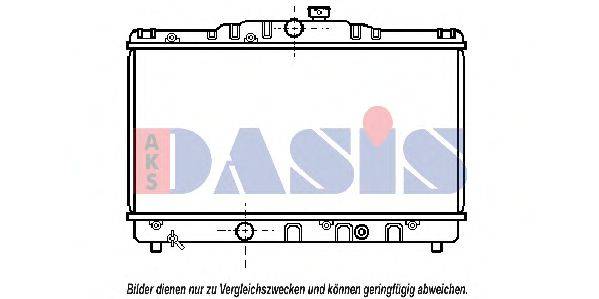 AKS DASIS 210070N Радіатор, охолодження двигуна