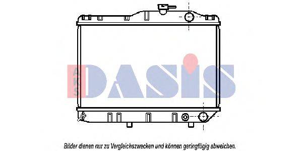 AKS DASIS 210110N Радіатор, охолодження двигуна