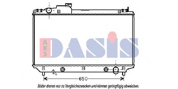 AKS DASIS 210111N Радіатор, охолодження двигуна