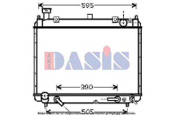 AKS DASIS 210131N Радіатор, охолодження двигуна