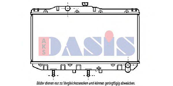AKS DASIS 210420N Радіатор, охолодження двигуна