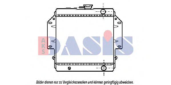 AKS DASIS 320080N Радіатор, охолодження двигуна