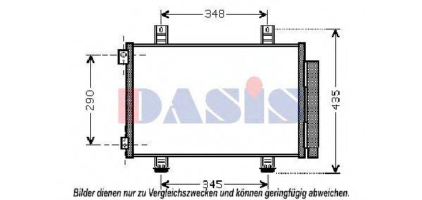 AKS DASIS 322023N Конденсатор, кондиціонер