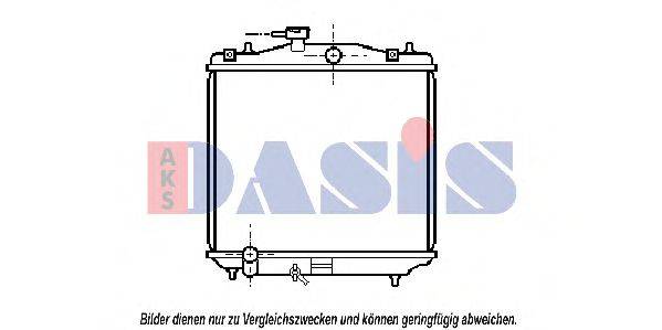 AKS DASIS 350130N Радіатор, охолодження двигуна