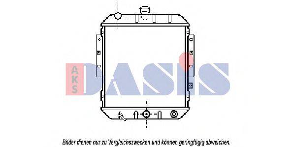 AKS DASIS 360350N Радіатор, охолодження двигуна