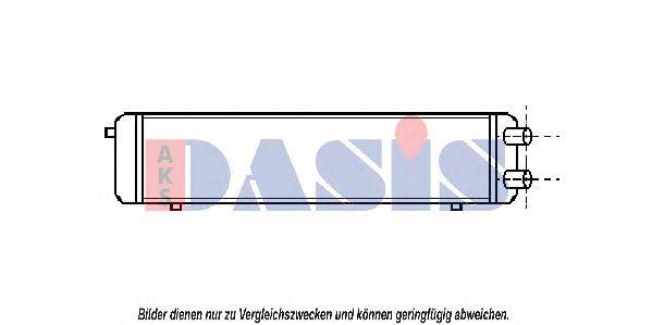 AKS DASIS 481480N Радіатор, охолодження двигуна