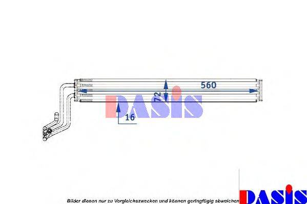 AKS DASIS 486004N масляний радіатор, моторне масло