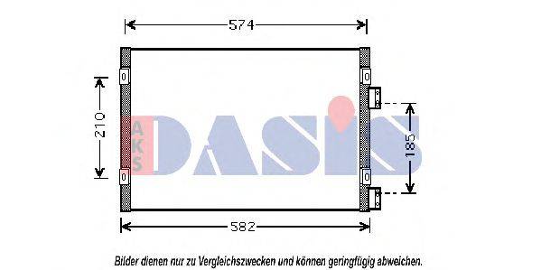 AKS DASIS 522008N Конденсатор, кондиціонер