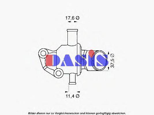 AKS DASIS 750892N Термостат, охолоджуюча рідина