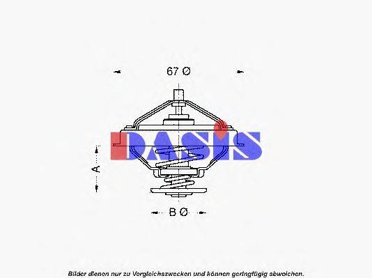 AKS DASIS 750931N Термостат, охолоджуюча рідина