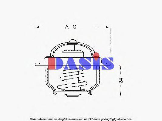 AKS DASIS 751791N Термостат, охолоджуюча рідина