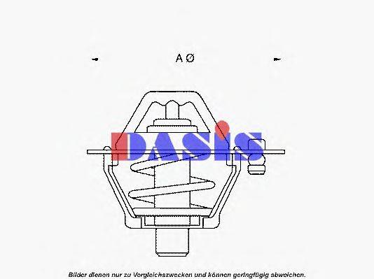 AKS DASIS 751811N Термостат, охолоджуюча рідина