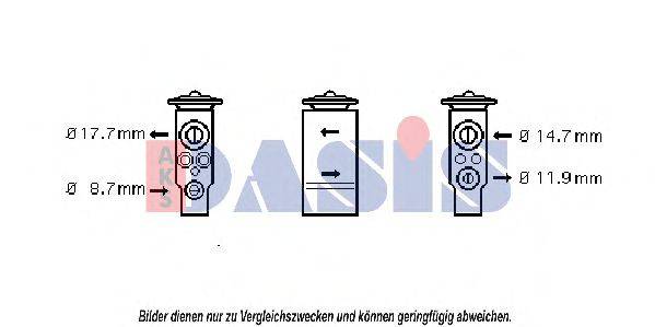 AKS DASIS 840200N Розширювальний клапан, кондиціонер
