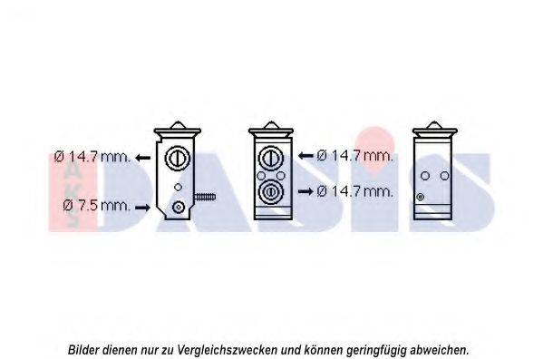 AKS DASIS 840203N Розширювальний клапан, кондиціонер