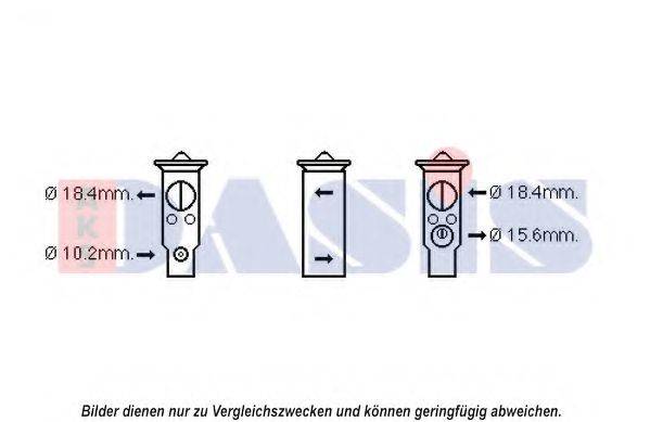 AKS DASIS 840221N Розширювальний клапан, кондиціонер