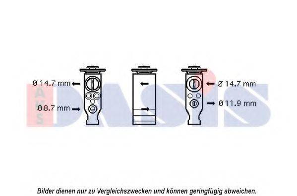 AKS DASIS 840227N Розширювальний клапан, кондиціонер